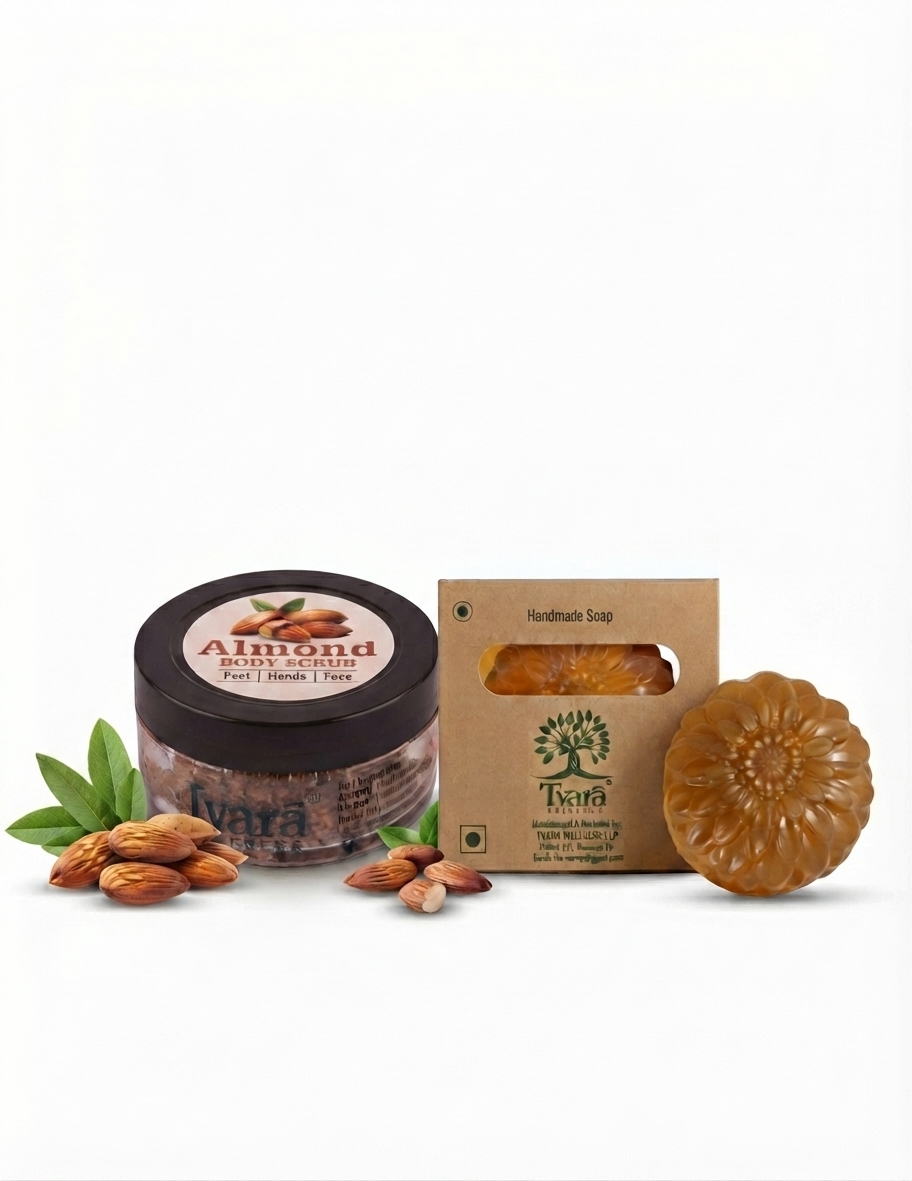 Tvara Nargis Soap + Almond Scrub Combo