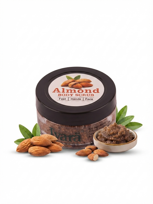 Tvara Almond Scrub – Face & Body Scrub | 50gm